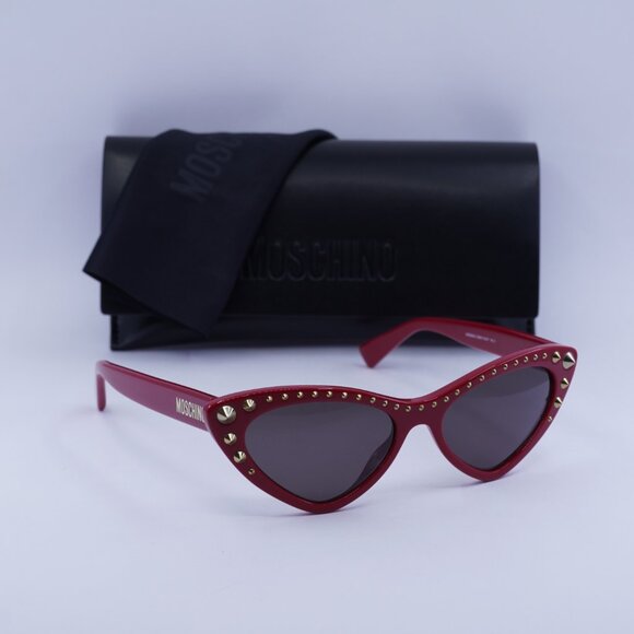 Final Price! Moschino MOS 093/S 0C9A IR Red/Grey Sunglasses main image 10